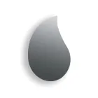 Specchio da Parete Sagomato a Forma di Goccia Made in Italy - Aurelia Viadurini