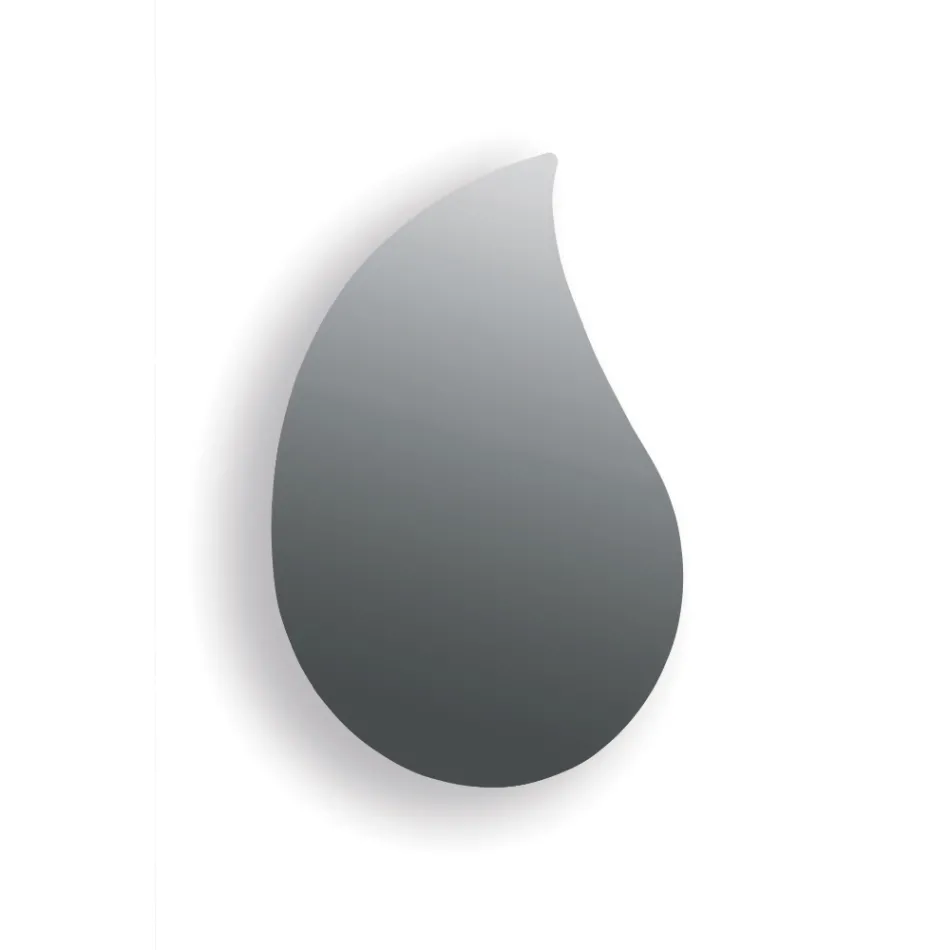 Specchio da Parete Sagomato a Forma di Goccia Made in Italy - Aurelia Viadurini