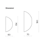 Specchio da Parete Sagomato Realizzato in Italia - Alfonsa Viadurini