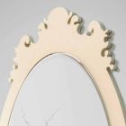 Specchio da Parete Vintage di Design in Legno Marrone con Cornice - Giangio Viadurini