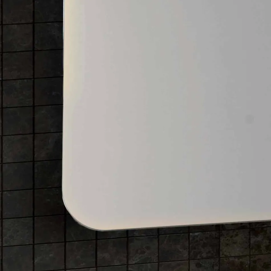 Specchio da trucco design moderno, illuminazione LED, Maren   Viadurini