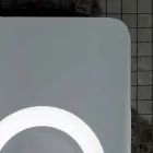 Specchio da trucco design moderno, illuminazione LED, Maren   Viadurini