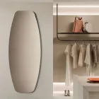 Specchio Dalla Forma Allungata in Tre Varianti di Colore Made in Italy - Silea Viadurini