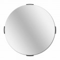 Specchio Decorativo a Muro di Design Tondo Moderno a Sbalzo con Cornice - Odosso
