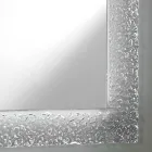 Specchio Decorativo da Parete con Cornice in Vetro e Luce Led di Lusso - Attimo Viadurini