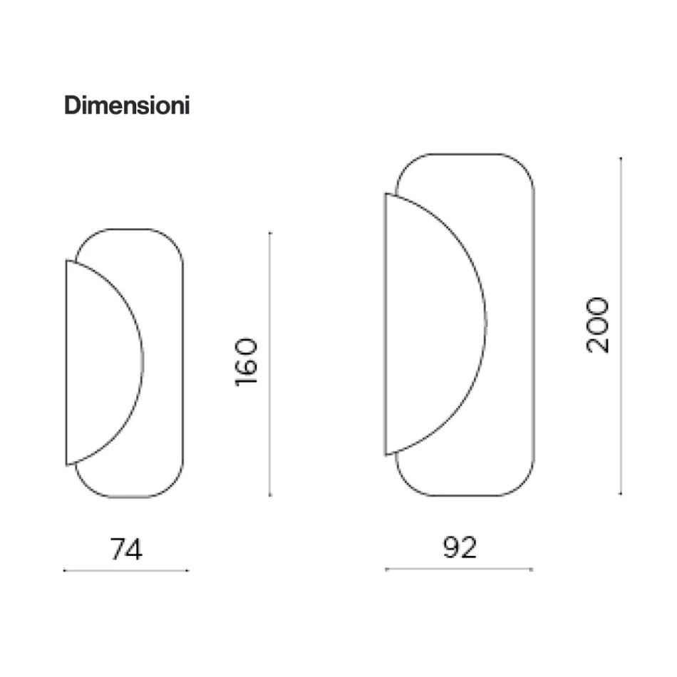 Specchio Formato da 2 Lastre Sagomate Sovreapposte Made in Italy - Adelaide Viadurini
