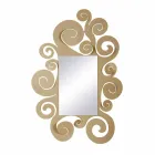 Specchio Grande da Parete Moderno in Ferro Colorato Made in Italy – Tiziano Viadurini