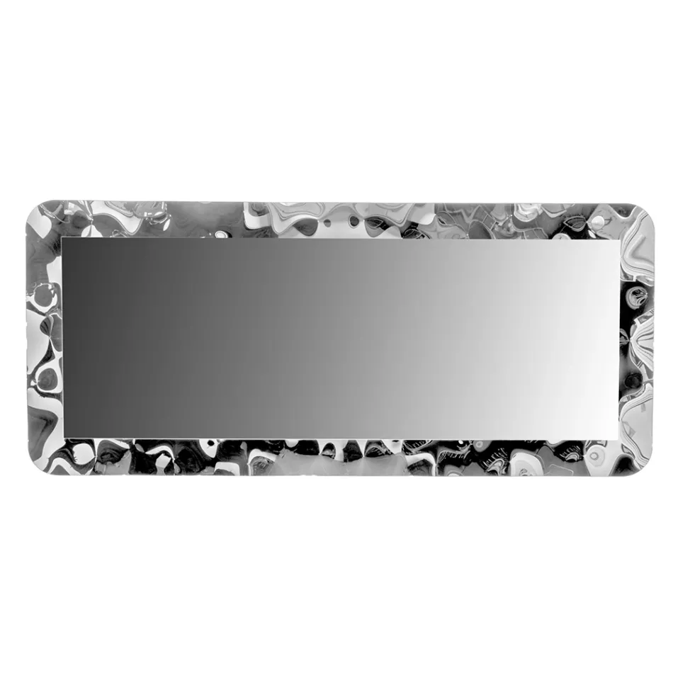 Specchio in Cristallo Curvato Effetto "Liquido" e Retroilluminato - Excelsior Viadurini