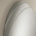 Specchio in Vetro con Incisioni in Due Misure e Colori Made in Italy - Vela Viadurini