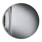 Specchio in Vetro Fuso con Onda Made in Italy - Candida Viadurini