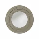 Specchio Moderno da Parete Circolare in Ferro Colorato Made in Italy – Origano Viadurini