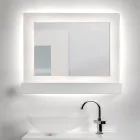 Specchio Orizzontale Contenitore da Parete in Plexiglass Made in Italy - Kiran Viadurini