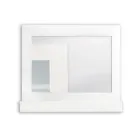 Specchio Orizzontale Contenitore da Parete in Plexiglass Made in Italy - Kiran Viadurini