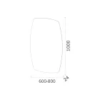 Specchio Retroilluminato a Led Perimetrale Made in Italy - Sleep Viadurini