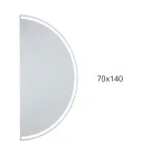 Specchio Retroilluminato con Stripe Led a Luce Continua - Excelsior Viadurini