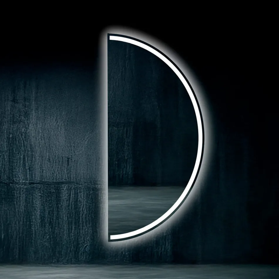 Specchio Retroilluminato con Stripe Led a Luce Continua - Excelsior Viadurini