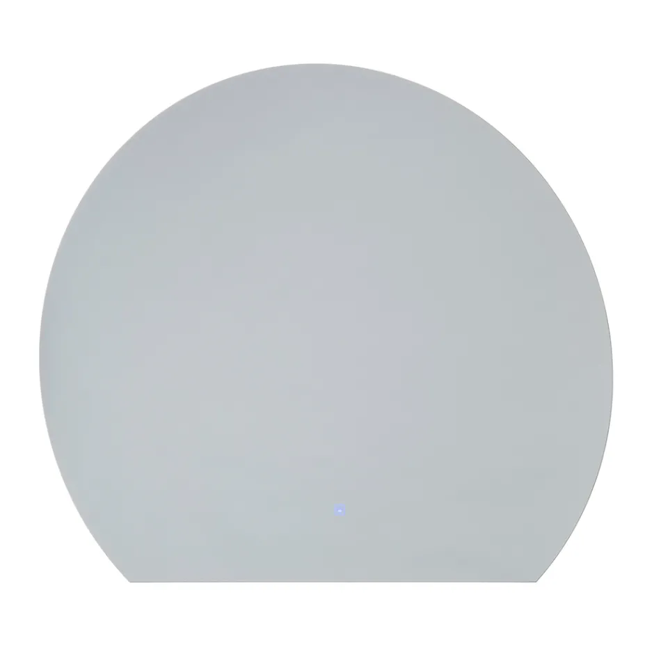 Specchio Retroilluminato con Stripe Led a Luce Continua sulla Parete - Excelsior Viadurini