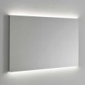 Specchio Retroilluminato a LED da Parete, Cornice Acciaio Made in Italy - Tundra