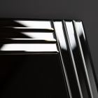 Specchio Rettangolare a Parete con Struttura in Mdf Design Moderno - Brisco Viadurini