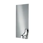 Specchio Rettangolare con Angolo in Vetro Fuso Made in Italy - Adelinda Viadurini