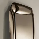 Specchio Rettangolare con Cornice in Cristallo Fuso Made in Italy - Belinda Viadurini