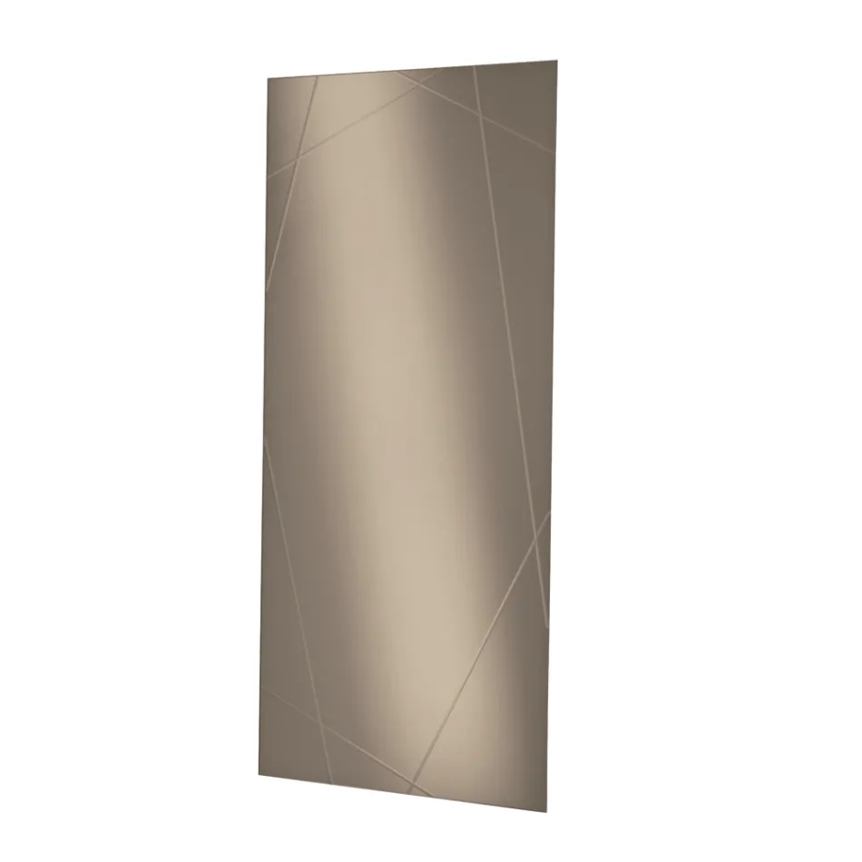 Specchio Rettangolare con Incisioni a Laser Made in Italy - Alberta Viadurini