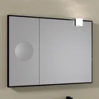 Specchio Rettangolare in Legno e Specchio Ingranditore Made in Italy - Curie Viadurini