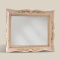 Specchio Rettangolare Legno Bianco Stile Classico Made in Italy - Florence
