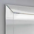 Specchio rilegato con bordo molato moderno, H120 x L120cm, Dedalo   Viadurini
