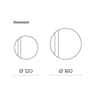 Specchio Rotondo con Inserto a Rete Made in Italy - Brigitta Viadurini