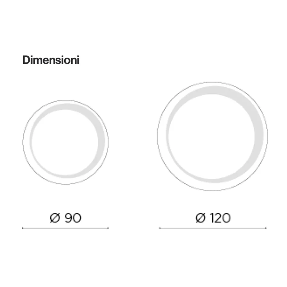 Specchio Rotondo da Parete con Decorazione Sabbiata Made in Italy - Annamaria Viadurini