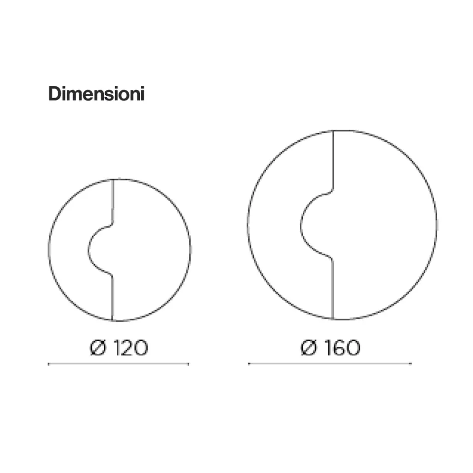 Specchio Rotondo da Parete con Inserto a Rete Made in Italy - Annabella Viadurini