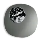 Specchio Sagomato Con Inserto in Vetro Mosso Made in Italy - Adalberta Viadurini