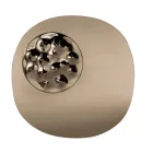 Specchio Sagomato Con Inserto in Vetro Mosso Made in Italy - Adalberta Viadurini