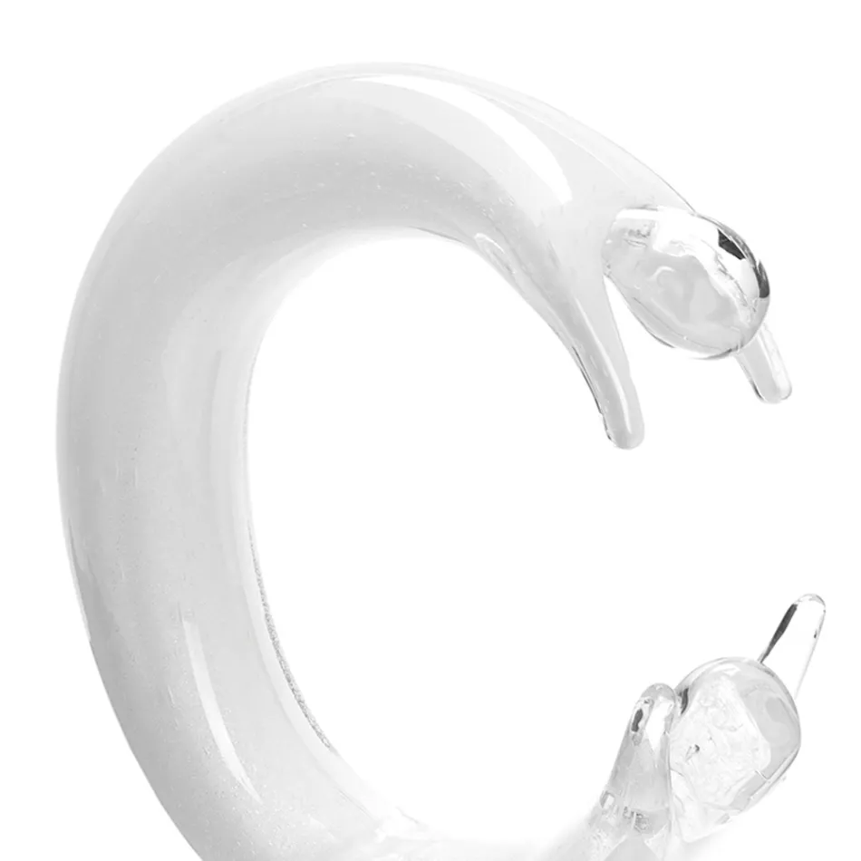 Statua Scultura Soprammobile in Cristallo Colorato Design di Lusso - Libera Viadurini