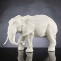 Statua a Forma di Elefante in Ceramica Lavorata a Mano Made in Italy - Fante