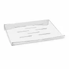 Supporto per Laptop in Plexiglass Trasparente o Fumè Design 2 Pezzi - Nerdino Viadurini