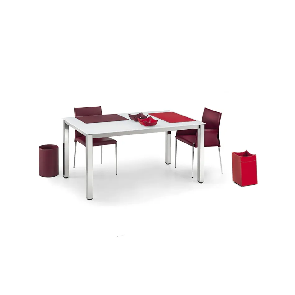 Svuotatasche Design in Cuoio o Rigenerato di Cuoio - Modello Clay Viadurini