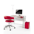 Svuotatasche Design in Cuoio o Rigenerato di Cuoio - Modello Clay Viadurini