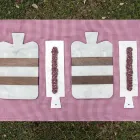 Tagliere di Design in Marmo Bianco di Carrara e Legno Made in Italy - Evea Viadurini