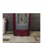 Tappetino in Cuoio per Caminetto/Stufa Cleo Made in Italy Viadurini