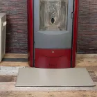 Tappetino in Cuoio per Caminetto/Stufa Cleo Made in Italy Viadurini