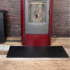 Tappetino in Cuoio per Caminetto/Stufa Diva Made in Italy Viadurini