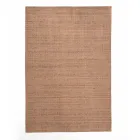 Tappeto da Salotto Prodotto su Telaio Manuale in Viscosa Lana e Cotone - Cristel Viadurini