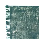 Tappeto Etnico Colorato Rettangolare in Tessuto con Nappe – Fibraù Viadurini