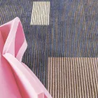 Tappeto Fatto a Mano Componibile Colorato in Viscosa Tessuto in India - Gilberto Viadurini