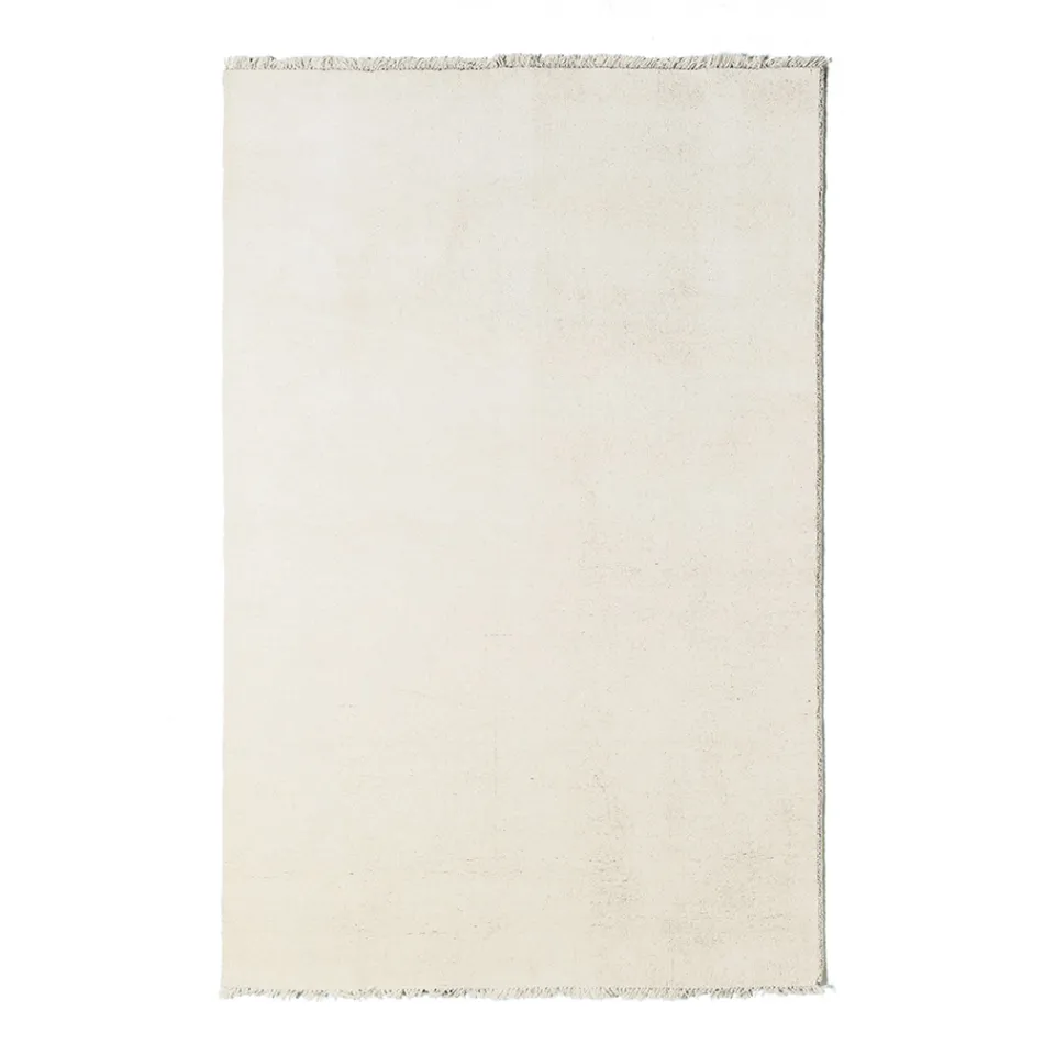 Tappeto Moderno da Salotto di Design Versatile in 100% Lana - Pepita Viadurini