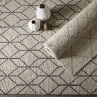 Tappeto Moderno Tessuto a Mano con Design Geometrico in Lana da Salotto - Geome Viadurini