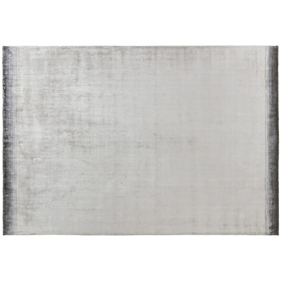 Tappeto Salotto Fatto a Mano in Viscosa Alta Qualità Tessuto in India - Bonnet Viadurini