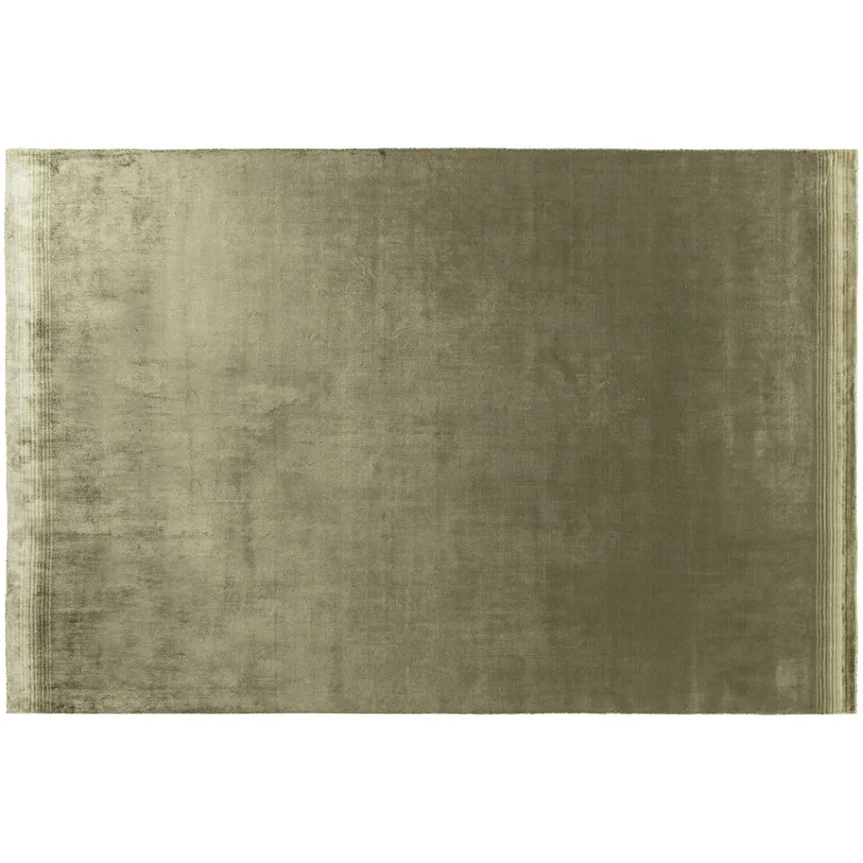 Tappeto Salotto Fatto a Mano in Viscosa Alta Qualità Tessuto in India - Bonnet Viadurini